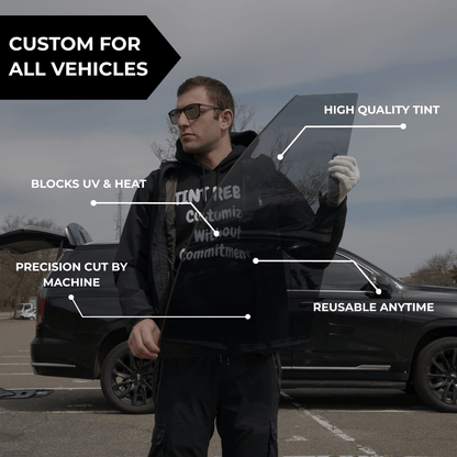 ShadeX Reusable Custom Cut Tint – Front Windshild